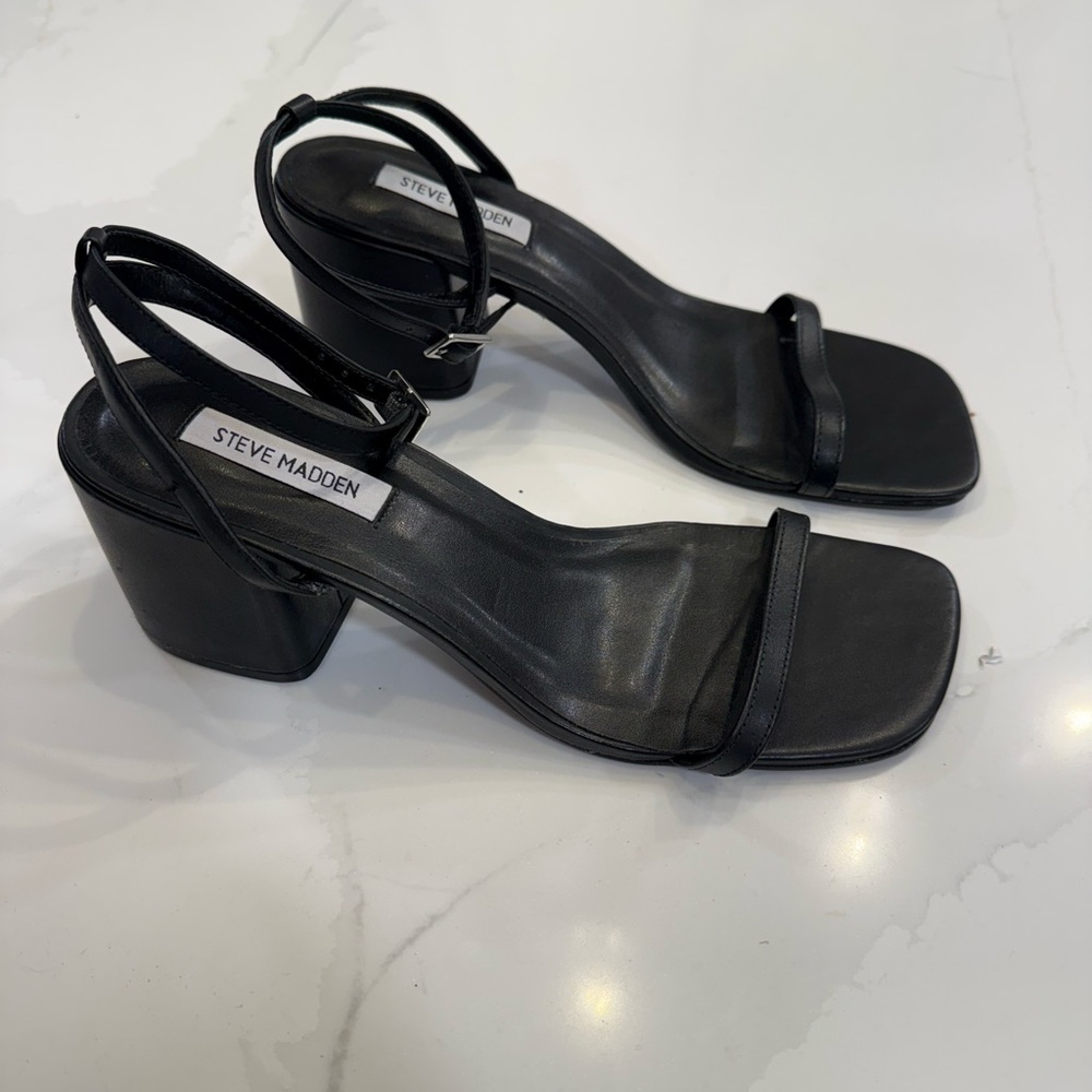 Steve Madden Black Audrina Heel